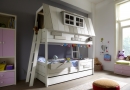 Life Time Kidsrooms kinderslaapkamers en tienerslaapkamers model Hangout. Boven om te spelen en beneden om te slapen