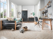 Infans-coler Massief beuken met antraciet accenten