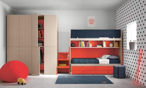 Voorbeeld uit het Nidi tienerkamer en kinderkamer progamma van Battistella