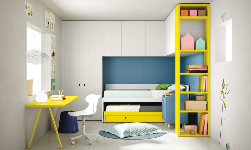 Voorbeeld uit het Nidi tienerkamer en kinderkamer progamma van Battistella