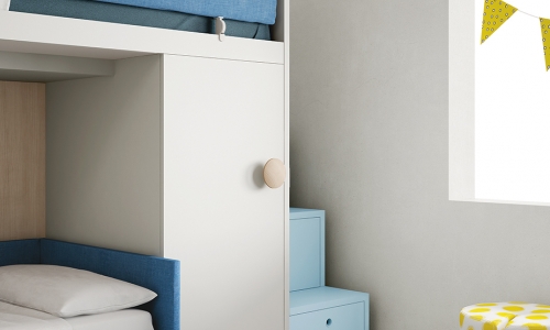 Voorbeeld uit het Nidi tienerkamer en kinderkamer progamma van Battistella