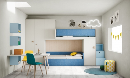 Voorbeeld uit het Nidi tienerkamer en kinderkamer progamma van Battistella