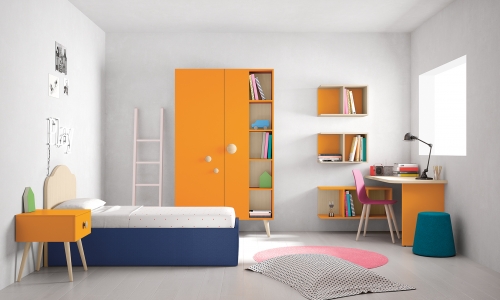 Voorbeeld uit het Nidi tienerkamer en kinderkamer progamma van Battistella