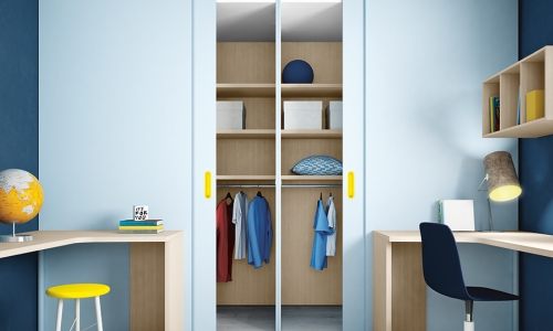 Voorbeeld uit het Nidi tienerkamer en kinderkamer progamma van Battistella