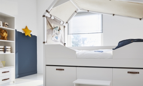 Coolkids Kajuitbed met uivalbeveiliging met midden instap