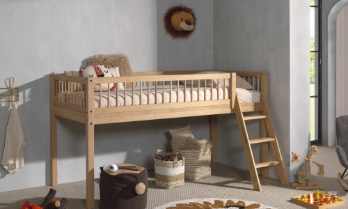 Model Forrest massief eiken halfhoogslaper