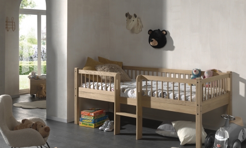 Model Forrest massief eiken kajuitbed