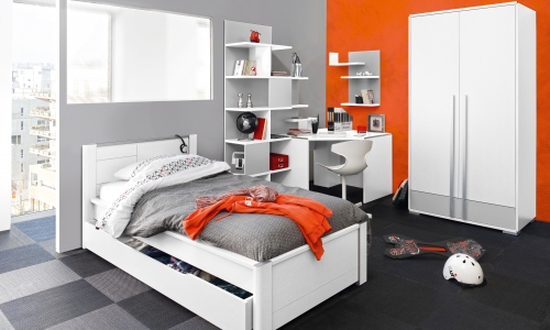 Model Tactil van Gautier kinderkamers en tienerkamers. Dit model is te combineren met het model Dimix