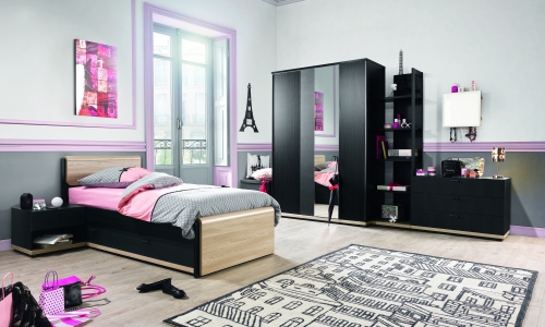 Model Urban van Gautier kinderkamers en tienerkamers heeft een stoer en eigentijdse uitstraling.