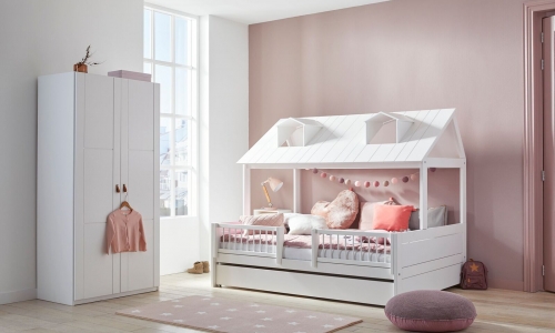 Life Time Kidsrooms kinderslaapkamers en tienerslaapkamers. Beachhouse met verranda op 120/140x200.