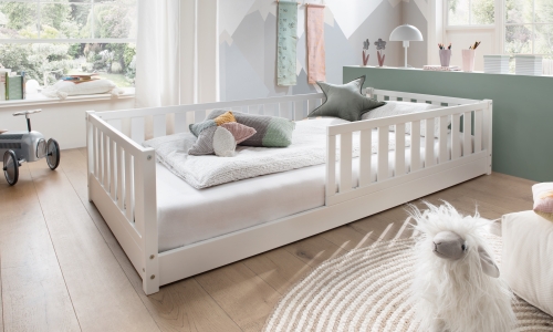 Infanskids Montessori bed witgelakt 