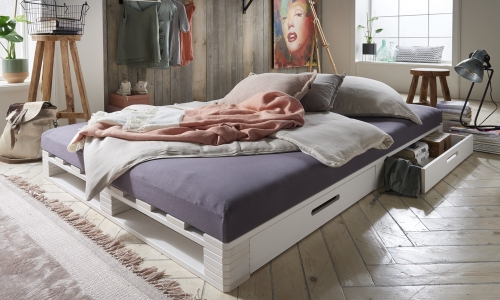 Infanskids palletbed met lade in de maat 120x200